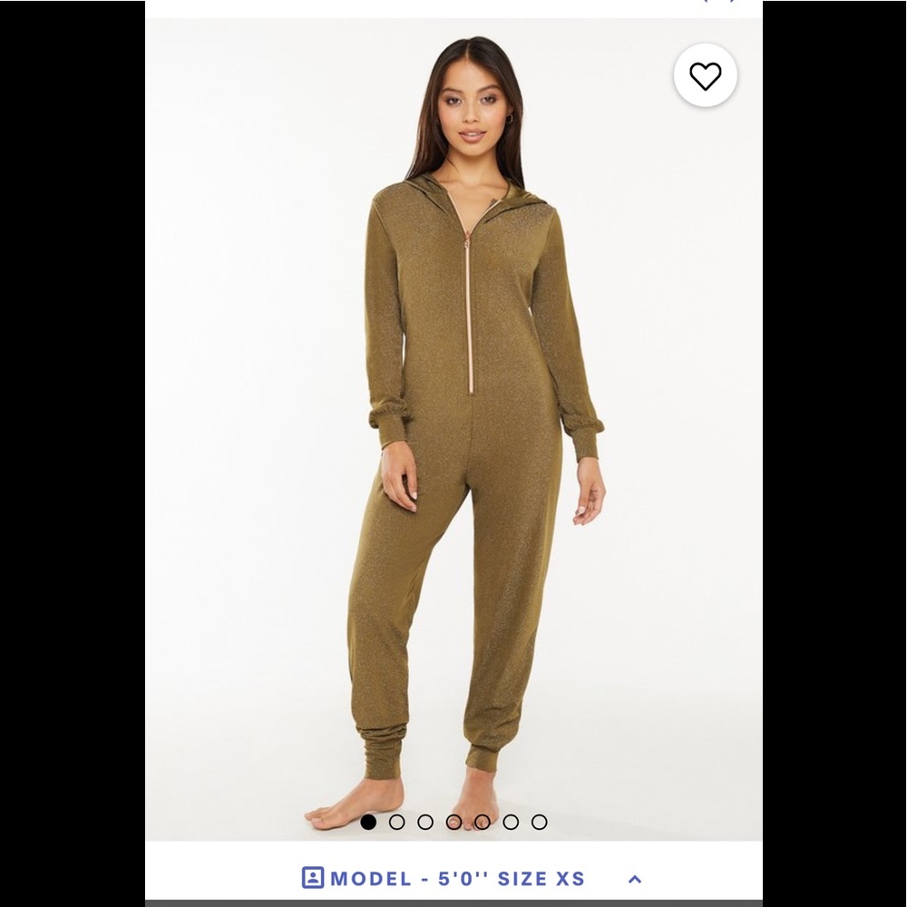 Sparkle onsie | Savage X | Size XS | Olive green